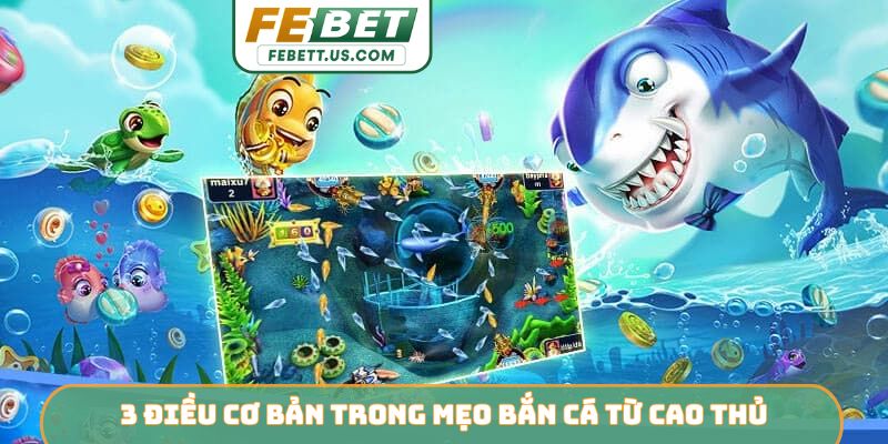 Mẹo Bắn Cá Từ Cao Thủ FEBET - Bí Quyết Thống Trị Đại Dương 3 điều cơ bản trong mẹo bắn cá từ cao thủ