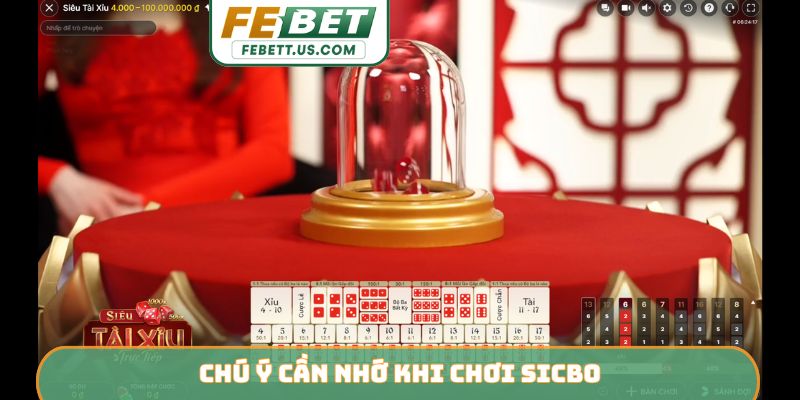 Hướng Dẫn Cách Chơi Sicbo Febet - 3 Phút Hiểu Ngay Chú ý cần nhớ khi chơi Sicbo