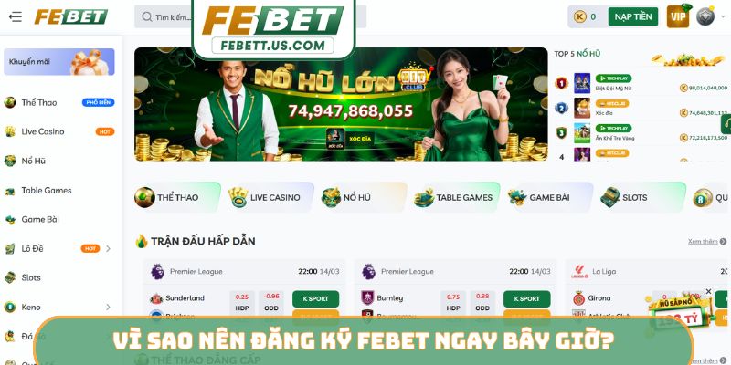 Đăng ký febet Vì sao nên đăng ký Febet ngay bây giờ?
