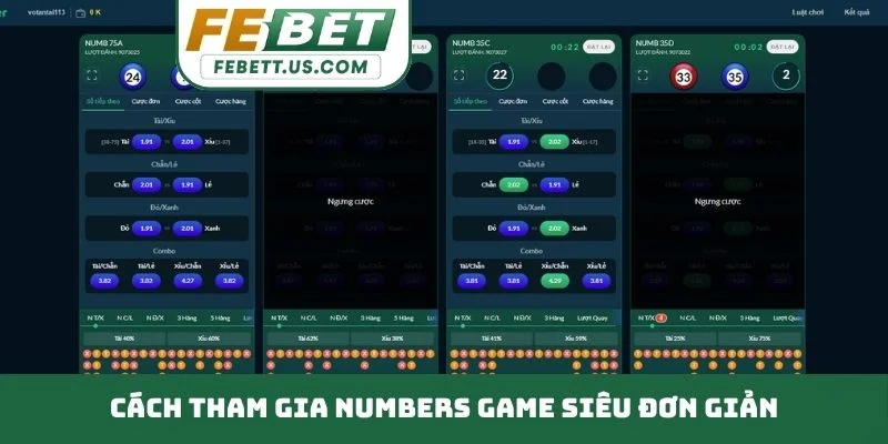 Numbers Game - Trò Chơi Trí Tuệ Kích Thích Tư Duy Mới Cách tham gia Numbers game siêu đơn giản