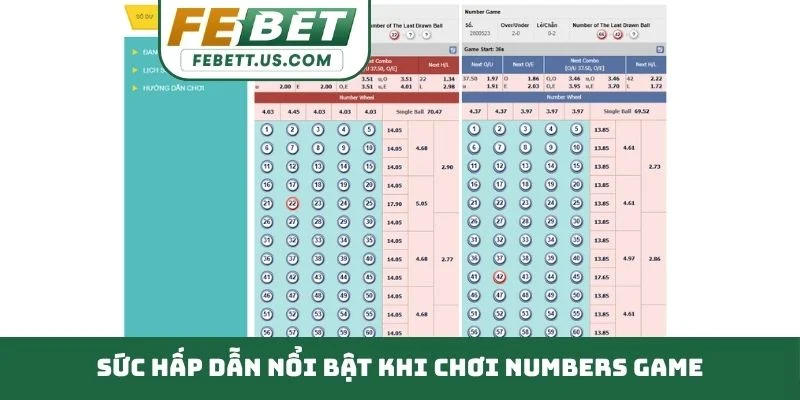 Numbers Game - Trò Chơi Trí Tuệ Kích Thích Tư Duy Mới Sức hấp dẫn nổi bật khi chơi Numbers game
